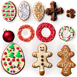 No-bake Christmas Cookie Options PNG Nao21 PNG