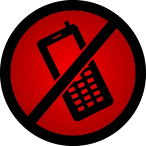 No Cell Phone Sign PNG image