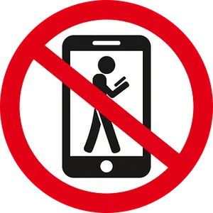 No Cellphone Sign PNG image