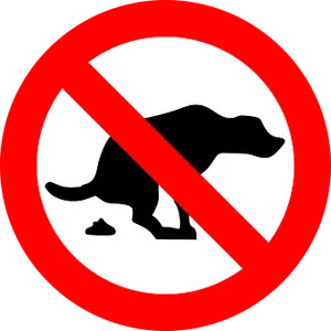 No Dogs Allowed Sign PNG image