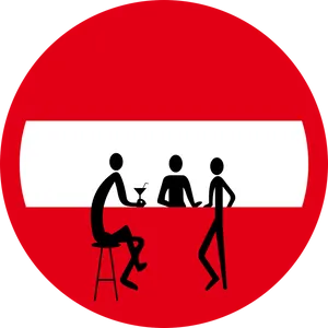No Entry Bar Illustration PNG