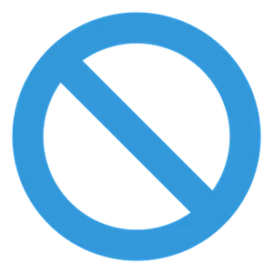 No Entry Sign Icon
