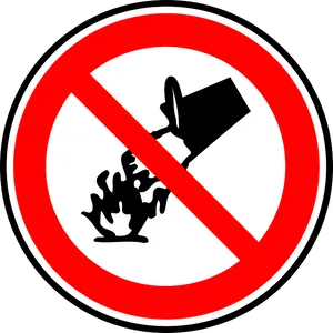 No Fire Symbol Vector PNG