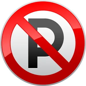 No Parking Sign Graphic PNG image