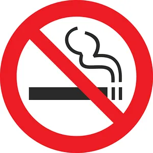 No Smoking Sign PNG image