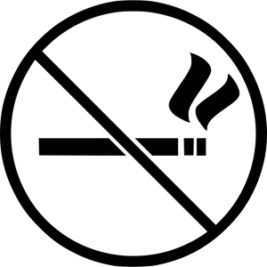 No Smoking Sign Graphic PNG