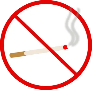 No Smoking Sign Graphic PNG