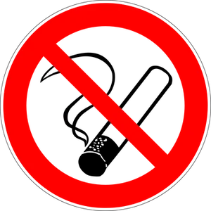 No Smoking Sign Graphic PNG image