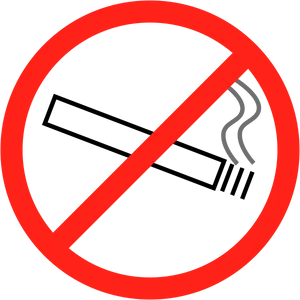 No Smoking Sign Graphic PNG image