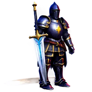 Noble Black Knight PNG Jtd73
