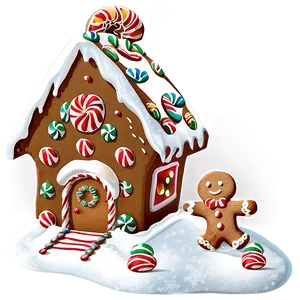 Noel Gingerbread House PNG 62 PNG