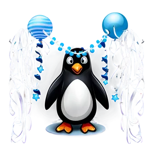 Noel Penguin Celebration PNG 06292024 PNG