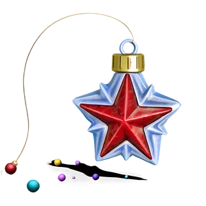 Noel Star Ornament Png Bkp27 PNG image