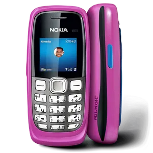 Nokia Phone In Pink Png Emw PNG image