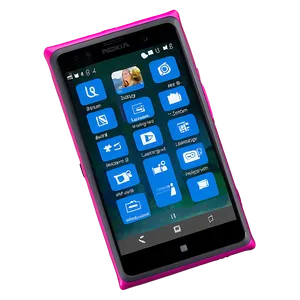 Nokia Phone With Sapphire Crystal Display PNG Qsj27