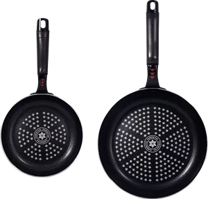 Non Stick Frying Pans Set PNG image