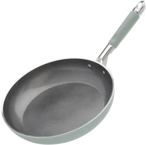 Nonstick Frying Pan Gray Handle PNG image