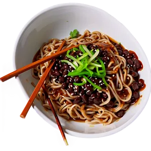 Noodles With Black Bean Sauce Png 72 PNG image