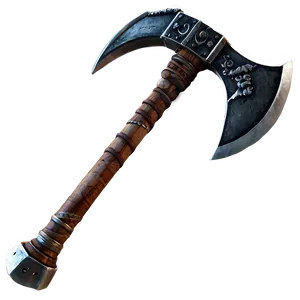 Nordic Battle Axe Png 06132024 PNG image