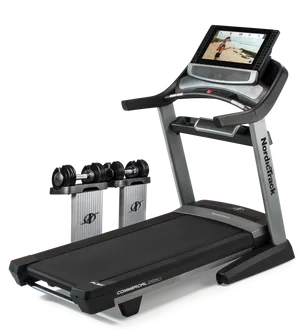 Nordic Track Commercial Treadmillwith Screen PNG