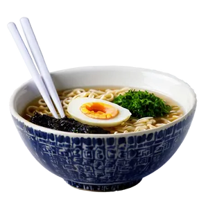 Nori Ramen Bowl PNG Veu