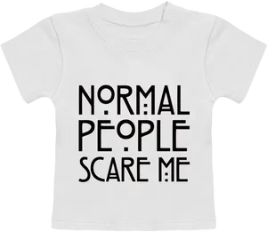 Normal People Scare Me Tshirt PNG image