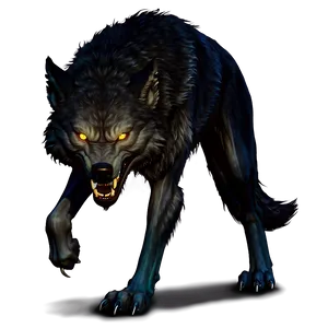 Norse Mythology Fenrir Wolf Png 05032024 PNG image
