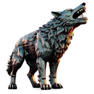 Norse Mythology Fenrir Wolf PNG Ivd72