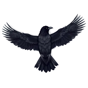 Norse Mythology Ravens PNG 06122024