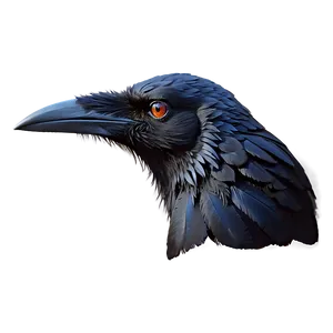 Norse Raven PNG 05062024 PNG