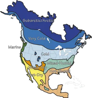 North_ American_ Climate_ Zones_ Map PNG image