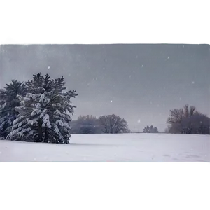 North Dakota Snowfall Scene PNG 06252024
