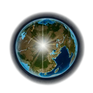 North Korea Night Lights Satellite PNG 9 PNG