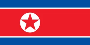 North Korean Flag PNG image