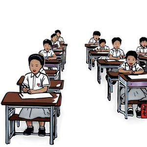 North Korean School Classroom PNG 06242024