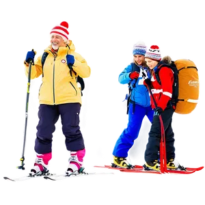 North Pole Cross Country Skiing Png Vnx80 PNG image