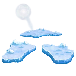 North Pole Ice Floe PNG Egi PNG