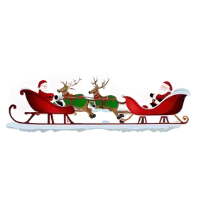 North Pole Sleigh Ride Journey PNG 21 PNG
