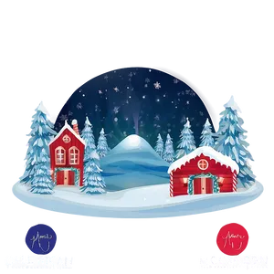 North Pole Winter Wonderland Png 06122024 PNG image