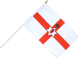 Northern Ireland Flagon Pole PNG