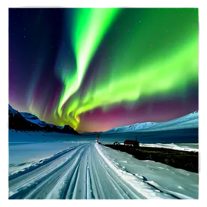 Northern Lights Over North Pole PNG 06122024 PNG