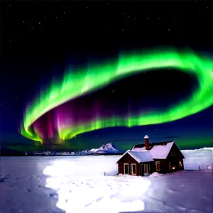 Northern Lights Over North Pole PNG 62 PNG