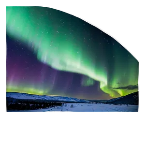 Northern Lights Sky PNG Cuf