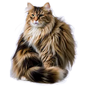 Norwegian Forest Cat PNG 05232024 PNG