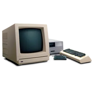 Nostalgic 90s Computer System PNG Wuh PNG