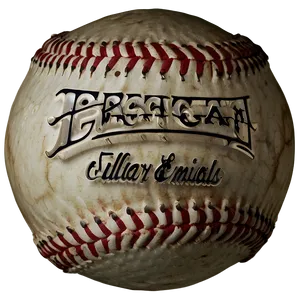 Nostalgic Baseball Design Png 61 PNG image