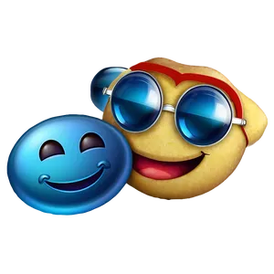 Nostalgic Blue Emoji PNG Gallery Msg10 PNG