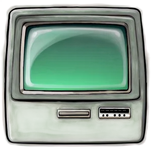 Nostalgic Computer Image PNG Vss