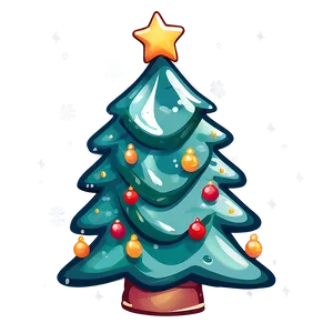 Nostalgic Cute Christmas Tree Png 65 PNG image