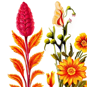 Nostalgic Floral Tapestry PNG 06292024 PNG